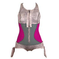 Sirensong Wetsuits | Bella Sleeveless Booty-Cut Springsuit (front)